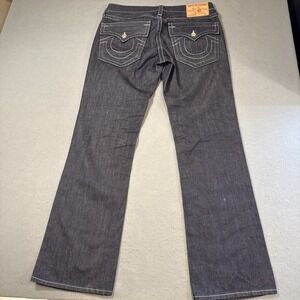 JEANS True Religion Ricky   Size 33 Waist THICK STITCH NWOT BLUE